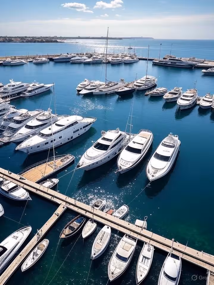aerial view of Cascais marina with yachts and luxury lifestyle, Portuguese coastal sophistication, s